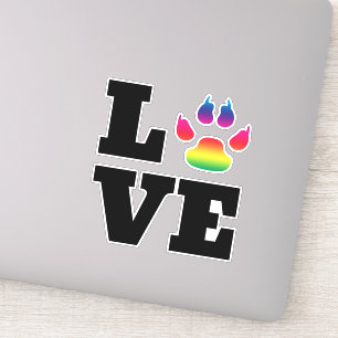 Adesivo Pata arco-íris