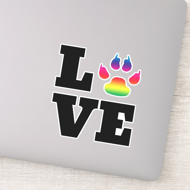 Adesivo Pata arco-íris (Detalhe)