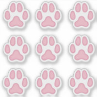 Pata de Cachorro Pequeno Imprime Vinheta-Vinheta-V