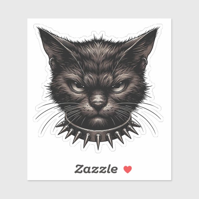 Adesivo "Patas de Fúria - Colmeia de Gato Irritada" (Folha)