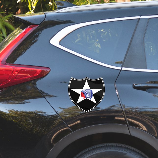 Adesivo Patch da Divisão de Infantaria do segundo Estados  (Lado do carro)