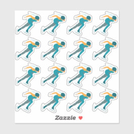 Adesivo Patinação de velocidade