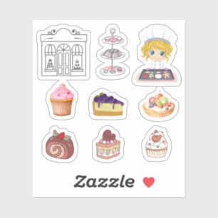 Adesivo Patisserie Stickers