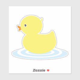 Adesivo Pato-bebê Amarelo-bonito