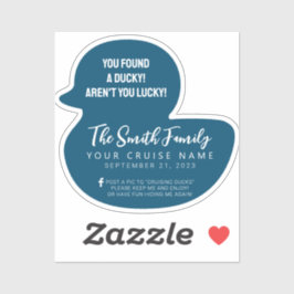 Adesivo Pato de Cruzeiro