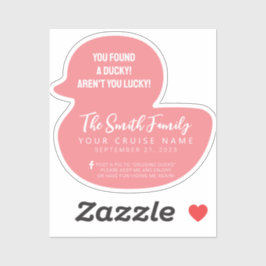 Adesivo Pato de Cruzeiro