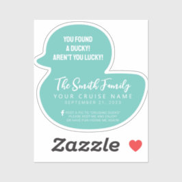 Adesivo Pato de Cruzeiro