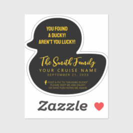 Adesivo Pato de Cruzeiro