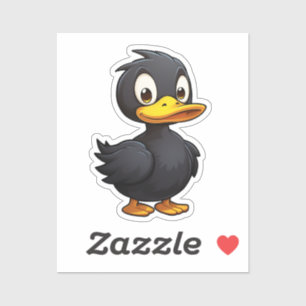 Adesivo Pato de desenho animado