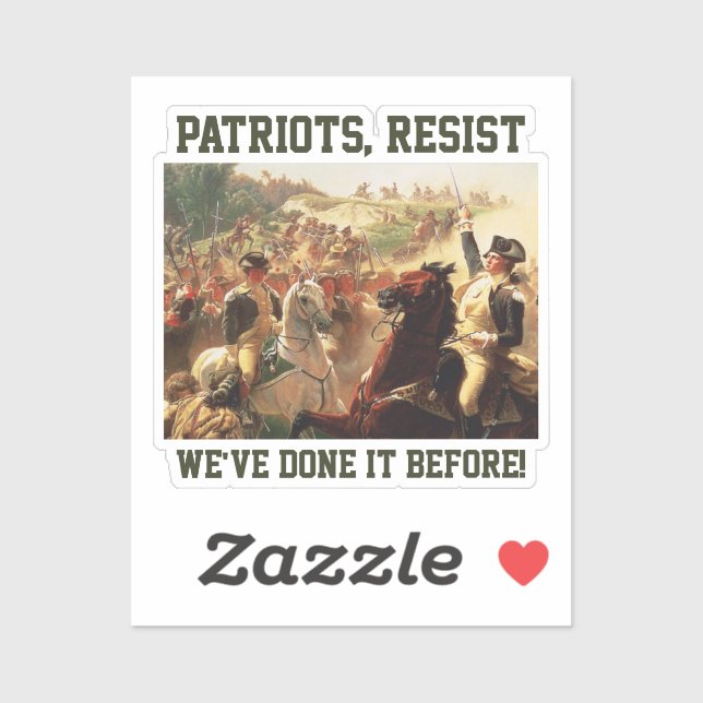 Adesivo Patriotas resistem a ataques à democracia (Folha)