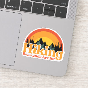 Adesivo Pau de caminhada, Fins de semana são para caminhar