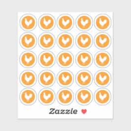 Adesivo Pau de Galinha em Escolha de Refeição