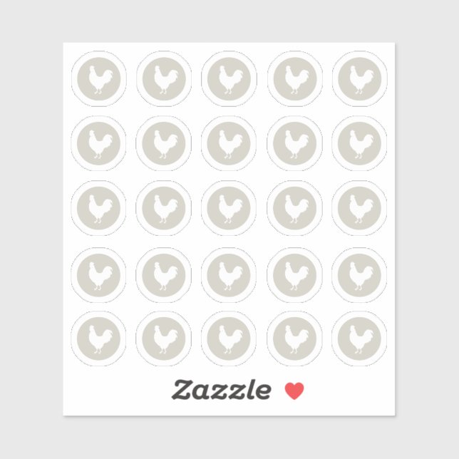 Adesivo Pau de Galinha em Escolha de Refeição (Folha)