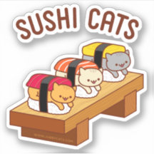Pau de Gato Engraçado - GATOS SUSHI