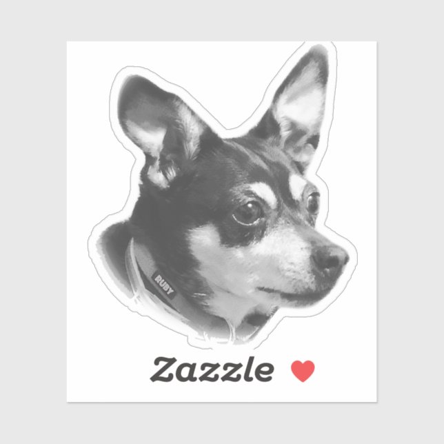 Adesivo Pau de Ruby transparente! (Folha)