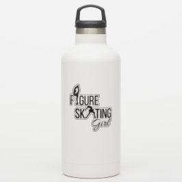 Adesivo Pau preto de patinagem de figurinhas