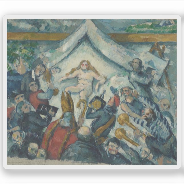 Adesivo Paul Cézanne - A Feminina Eterna (Frente)