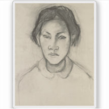 Paul Gauguin - Chefe de uma Mulher Taitiana