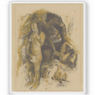 Adesivo Paul Gauguin - Eve (O Pesadelo)
