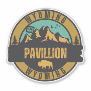 Adesivo Pavillion, Wyoming