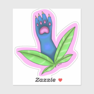 Adesivo Paw Plant Sticker