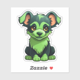 Adesivo Paws in Action: Energetic Dog Stickers for Adventu