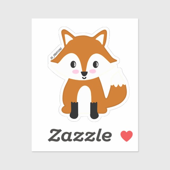 Adesivo Pé Laranja Feliz (Folha)