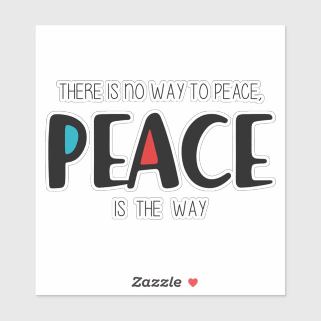 Adesivo Peace 2 (Folha)