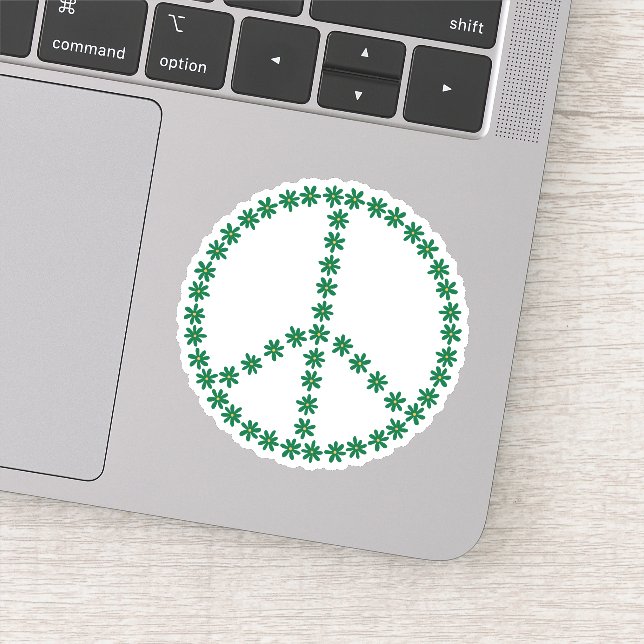 Adesivo Peace Floral (Detalhe)