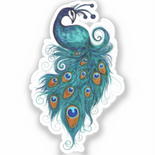 Adesivo Peacock Feenas Art