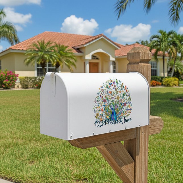 Adesivo Peacock mailbox sticker (Criador carregado)