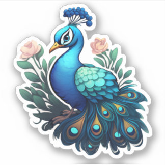 Adesivo Peacock Sticker