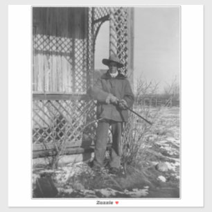 Adesivo Pecuarista Cowboy ou Fora da Lei Canadense do Velh