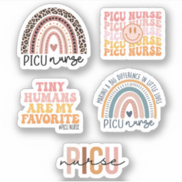 Adesivo Pediatria Intensiva, Enfermeiro PICU Cute
