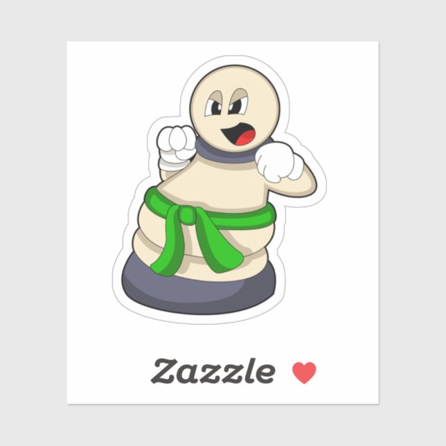 Adesivo Pedra do xadrez em xadrez (Folha)