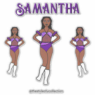 Adesivo Pedras de Formas Personalizadas da Equipe de Dança