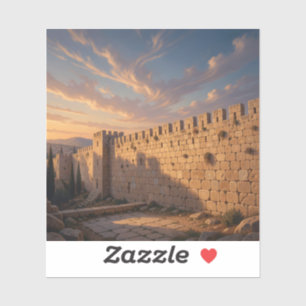 Adesivo Pedras de Jerusalém – Arte de Jerusalém em Quadrad