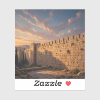 Adesivo Pedras de Jerusalém – Arte de Jerusalém em Quadrad