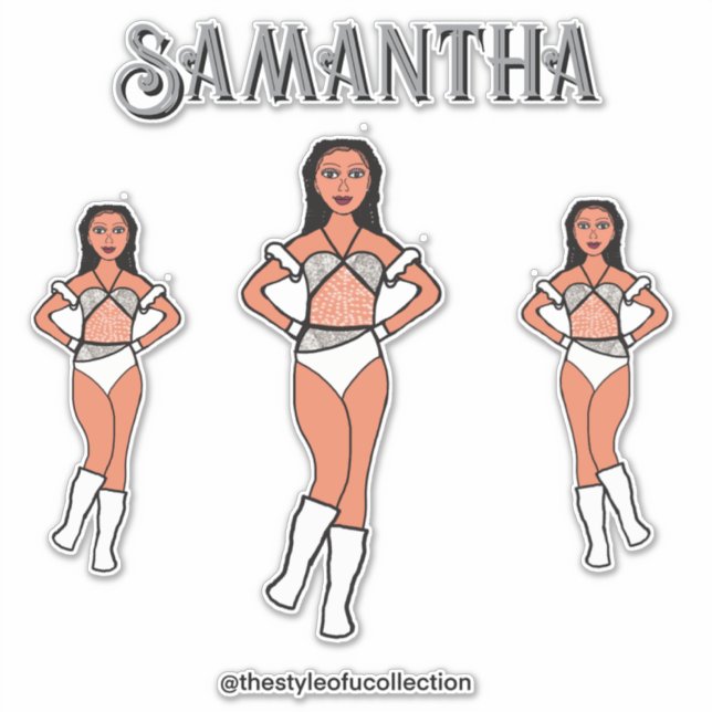 Adesivo Pedras Lily da Equipe de Dança Personalizada #2 (Frente)