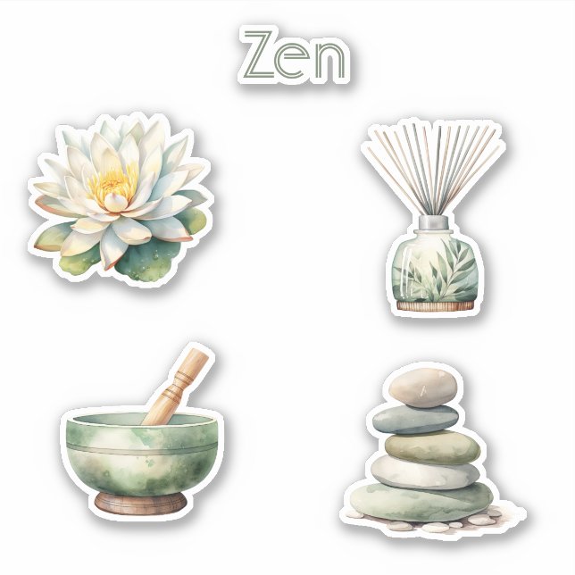 Adesivo Pedras Zen  (Frente)