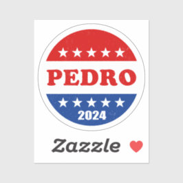 Adesivo Pedro 2024 Melhor Candidato Presidencial