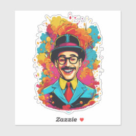 Adesivo Pee Wee Herman Oval Sticker