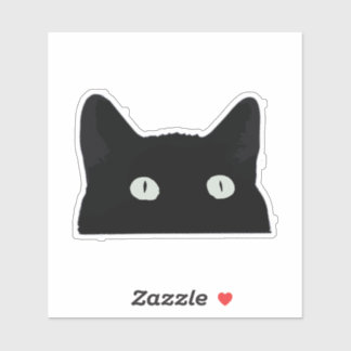 Adesivo Peeking Cat