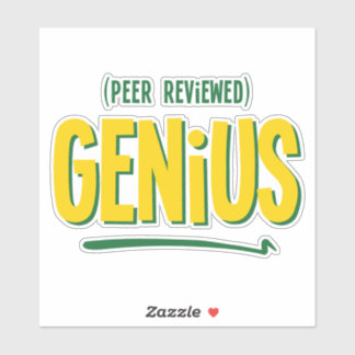 Adesivo Peer Revistou o Genius Vinyl Sticker