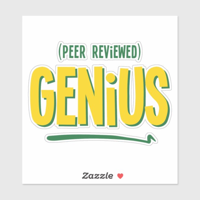 Adesivo Peer Revistou o Genius Vinyl Sticker (Folha)