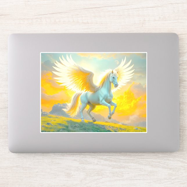 Adesivo Pegasus Bridging the Earth and Sky Sticker (Computador)