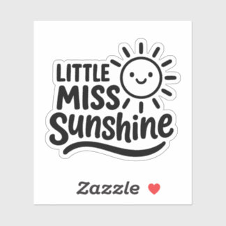 Adesivo Pegatina con forma – Little Miss Sunshine