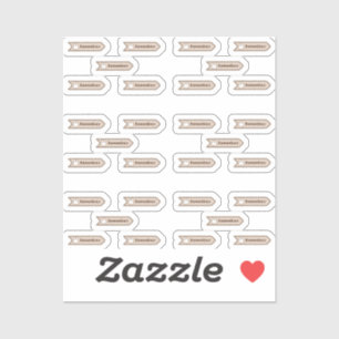 Adesivo Pegatina de vinilo Lembrar