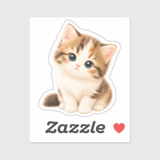Adesivo Pegatina Gatito Kawaii Adorable