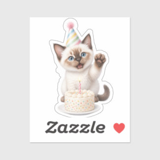 Adesivo Pegatina Gatito Kawaii Adorable